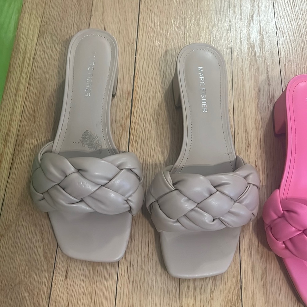 Marc fisher calvie slide sandals